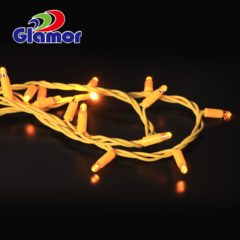 Altkvalita profesia fabrikanto de kristnaska kaŭĉuka drata ŝnuro helflava 9