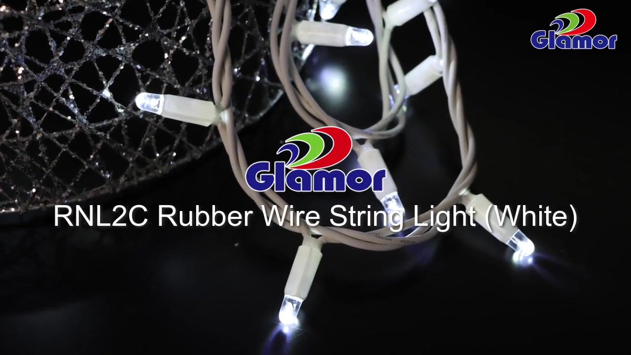  தரமான வெளிப்புற பயன்பாடு RNL2C ரப்பர் வயர் ஸ்ட்ரிங் லைட் (வெள்ளை) உற்பத்தியாளர் | கிளாமர் 