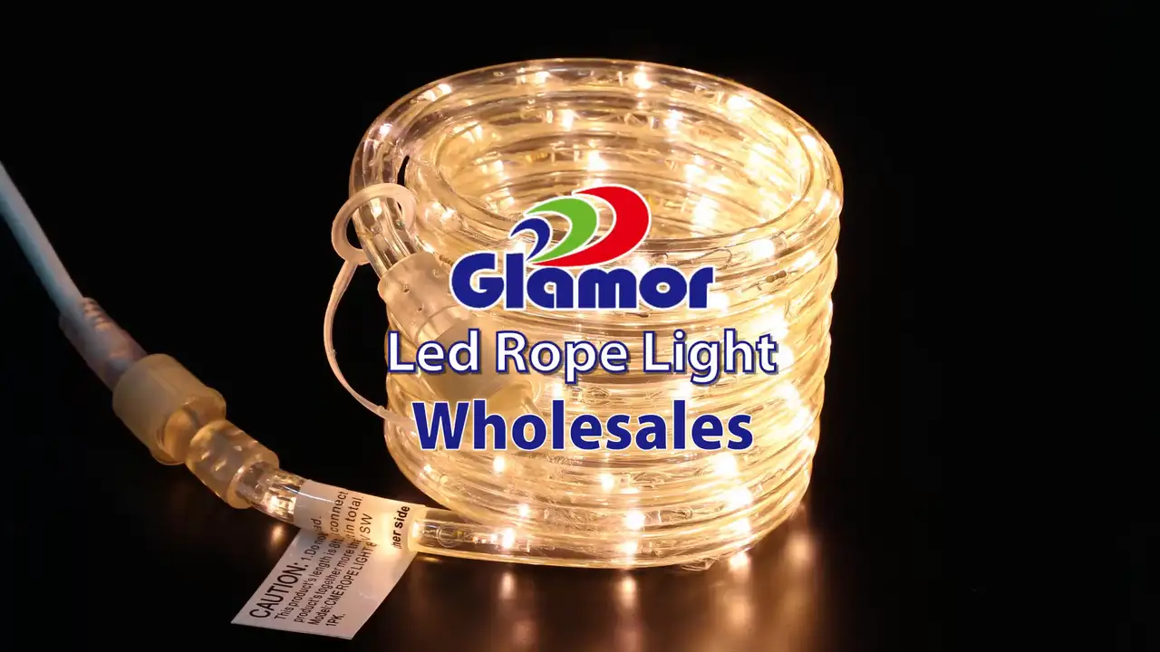 Azienda all'ingrosso di materiali decorativi Christima, produttore glamour di luci a corda a LED 1