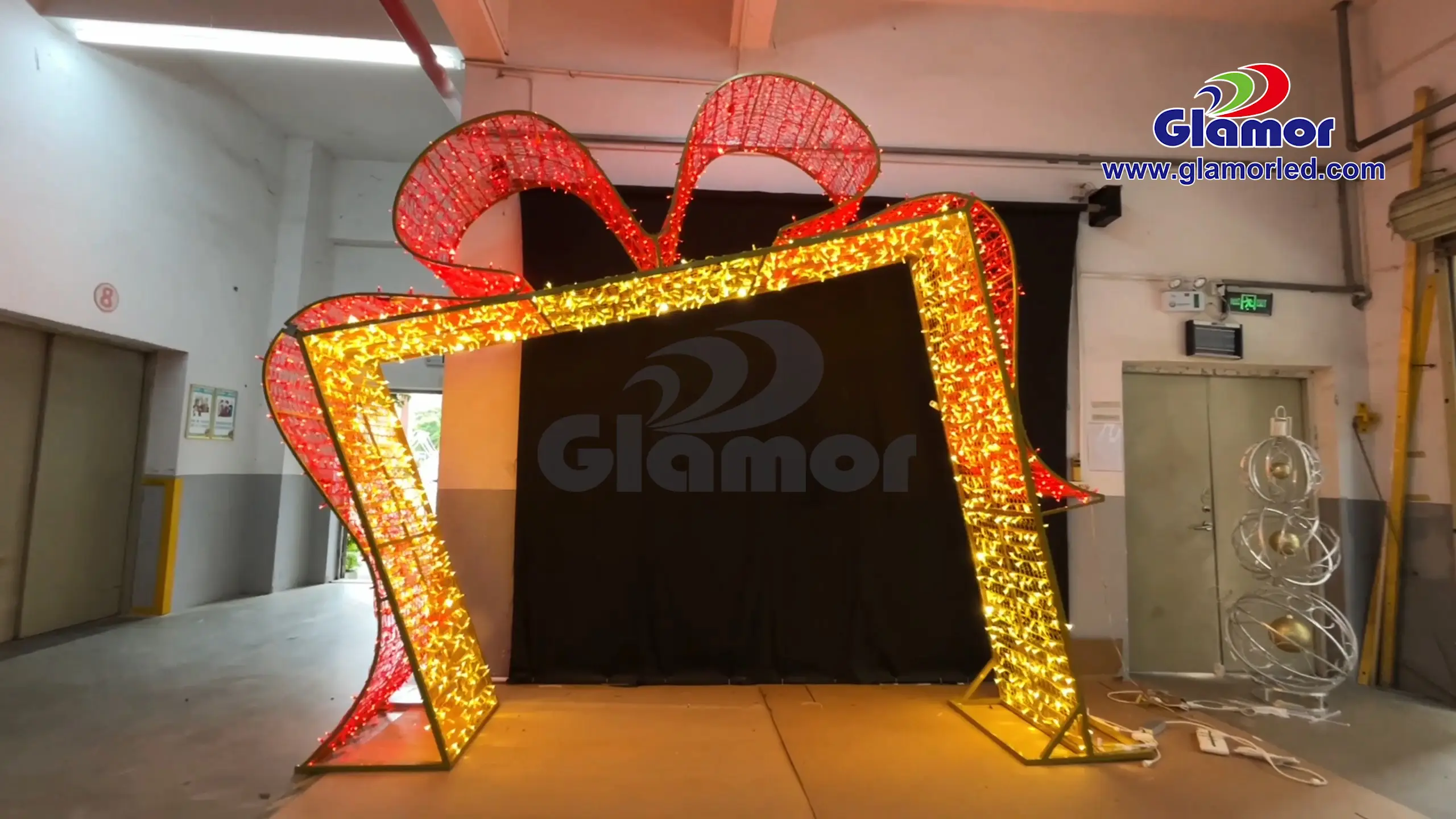 IP65 Waterproof ayu 3D Gift LED motif cahya karo busur | Supplier Glamour saka Guangdong China 1
