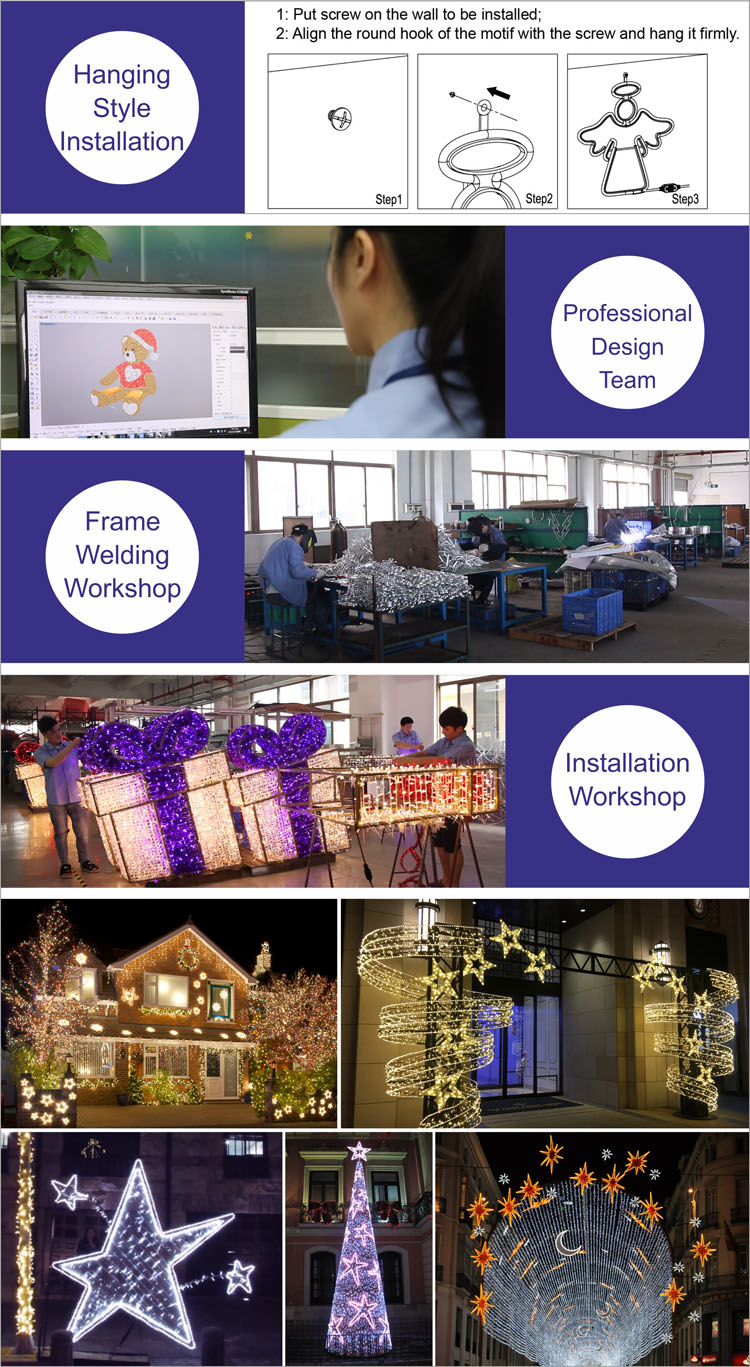 2D OUTDOOR CHRISTIMAS FESTIVAL USAGE LED MOTIF DECORATION LIGHTS|GLAMOR MANUFACTURER 5
