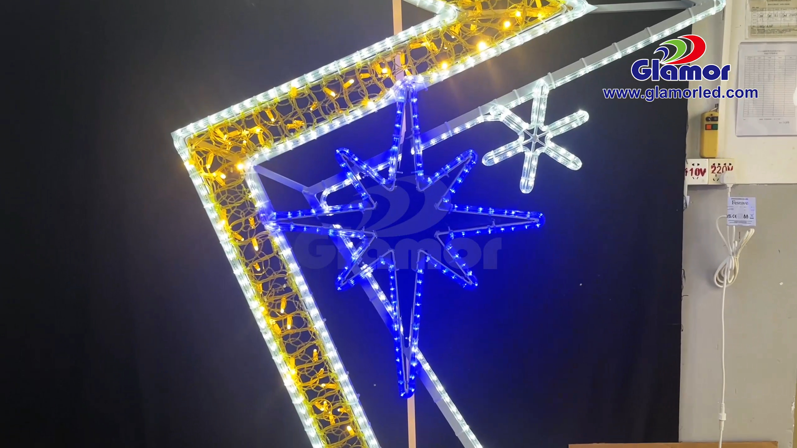 2D OUTDOOR CHRISTIMAS FESTIVAL USAGE LED MOTIF DECORATION LIGHTS|GLAMOR MANUFACTURER 3