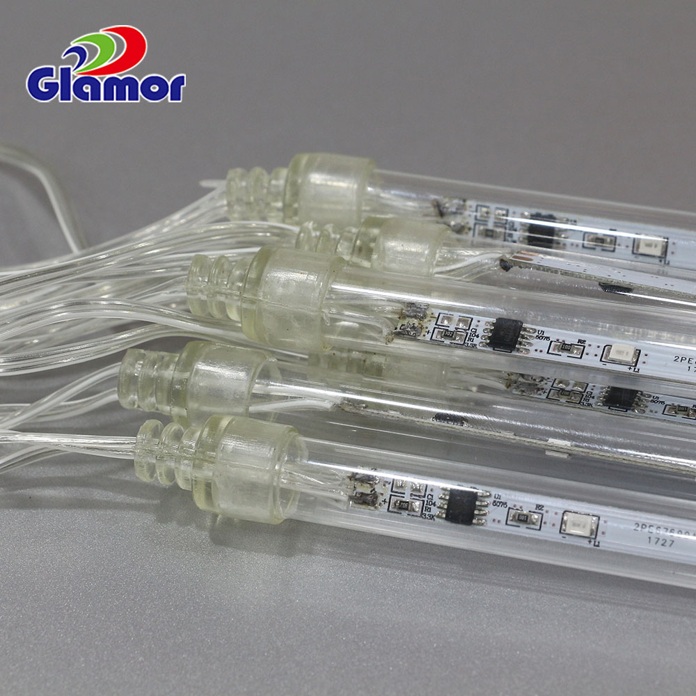 Lumină decorativă pentru brad cu efect de urmărire impermeabilă, mini tub luminos Meteor SMD de 12 mm, cel mai bun preț de la producătorul Glamour 8