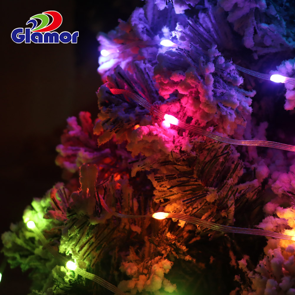 उच्च गुणस्तरको कम भोल्टेज अनुकूलित मोटिफ ट्री RGB सजावटी परी स्ट्रिङ एलईडी लाइट 13