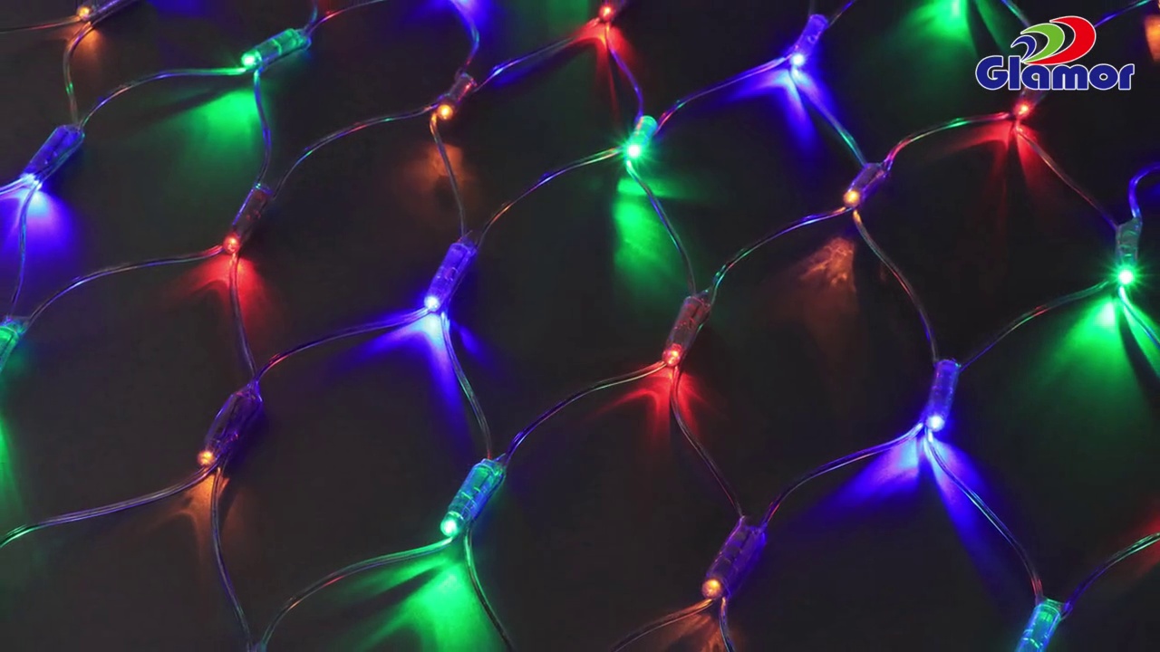 Pi bon konpayi limyè rezo LED - GLAMOR 10