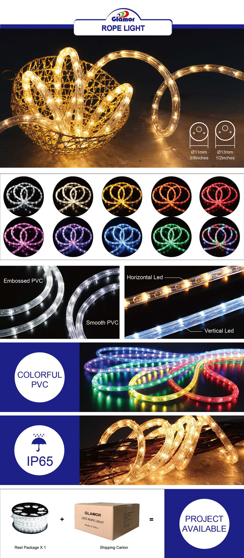 Ölçüm işaretli yüksek kaliteli depolama konteyneri fabrikası - Yongli Sertifikalı Yüksek Kaliteli Halat Işık Toptan Satış | GL 9