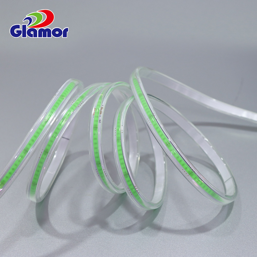 LED strip cob mwanga nje waterproof na colorful PVC -Glamor taa 8