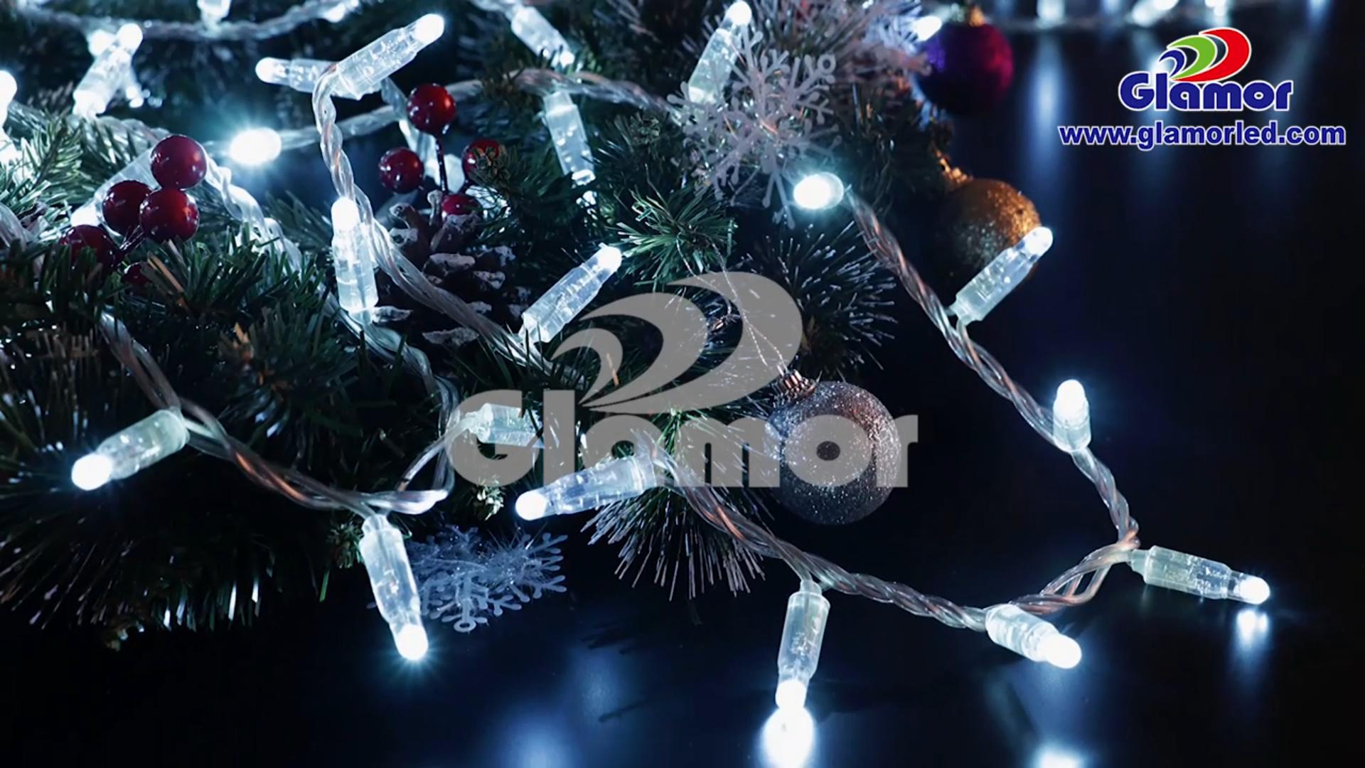 Εσωτερική χρήση PVC καλώδιο bullet cap λευκό ζεστό λευκό rgb LED χριστουγεννιάτικα φώτα νεράιδα φεστιβάλ από την Κίνα/Glamour 5