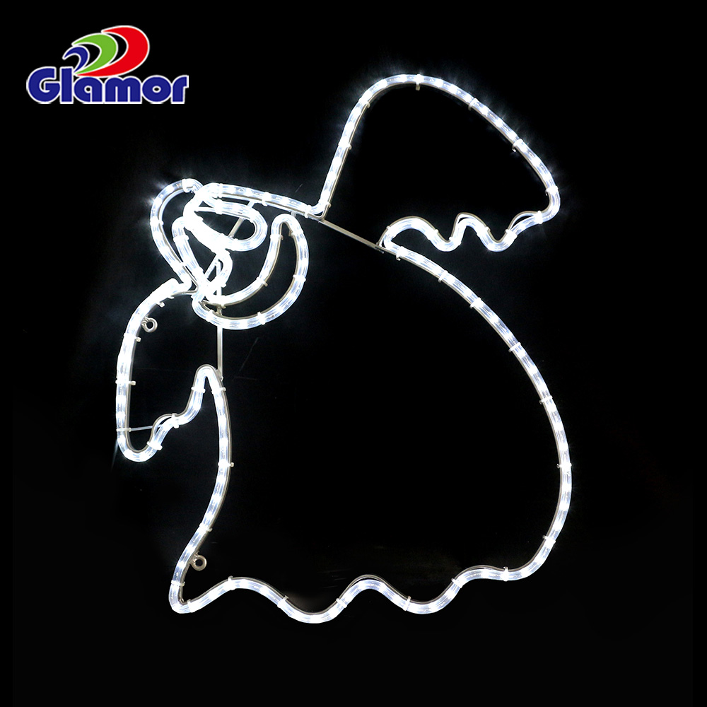 Alaabooyinka warshadda Farxada leh ee qurxinta Halloween ee iftiinka bandhiga 2D 3D motifs| Shirkadda Glamour Manufacture 7