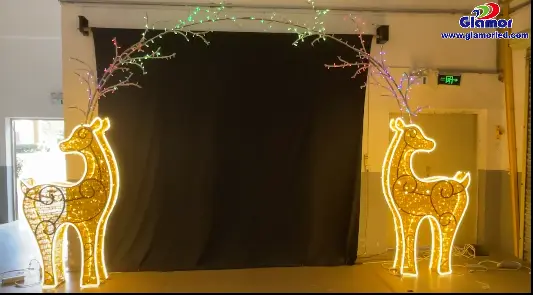 LED Reindeer Christmas Motif Lights 3
