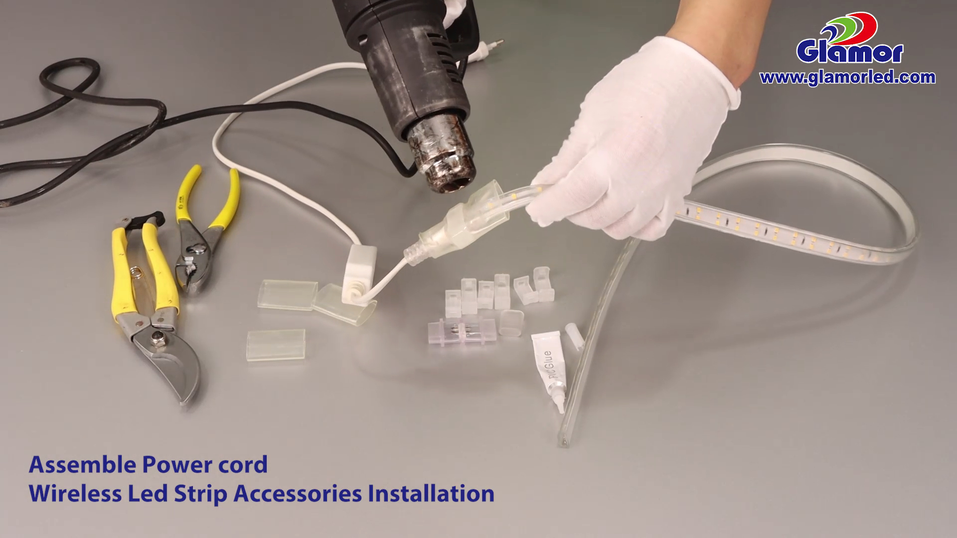 ገመድ አልባ መሪ ስትሪፕ መብራት ኃይል ገመድ መጫን ሙሉ ዝርዝር መመሪያዎች 2