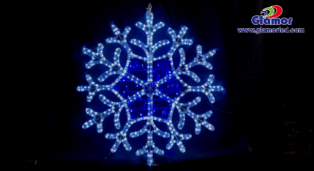 Kar Tanesi IP65 su geçirmez model LED motifli Noel dekorasyonu ışıkları Tedarikçi ve üreticiler | GLAMOR 3