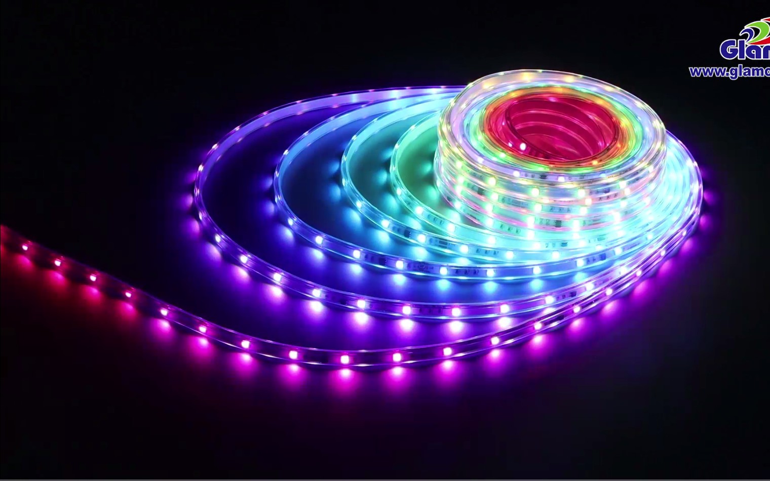 Shiriti më i mirë shumëngjyrësh LED për derën tonë, ndriçim dhome RGB, Kompania IP65 - GLAMOR 9