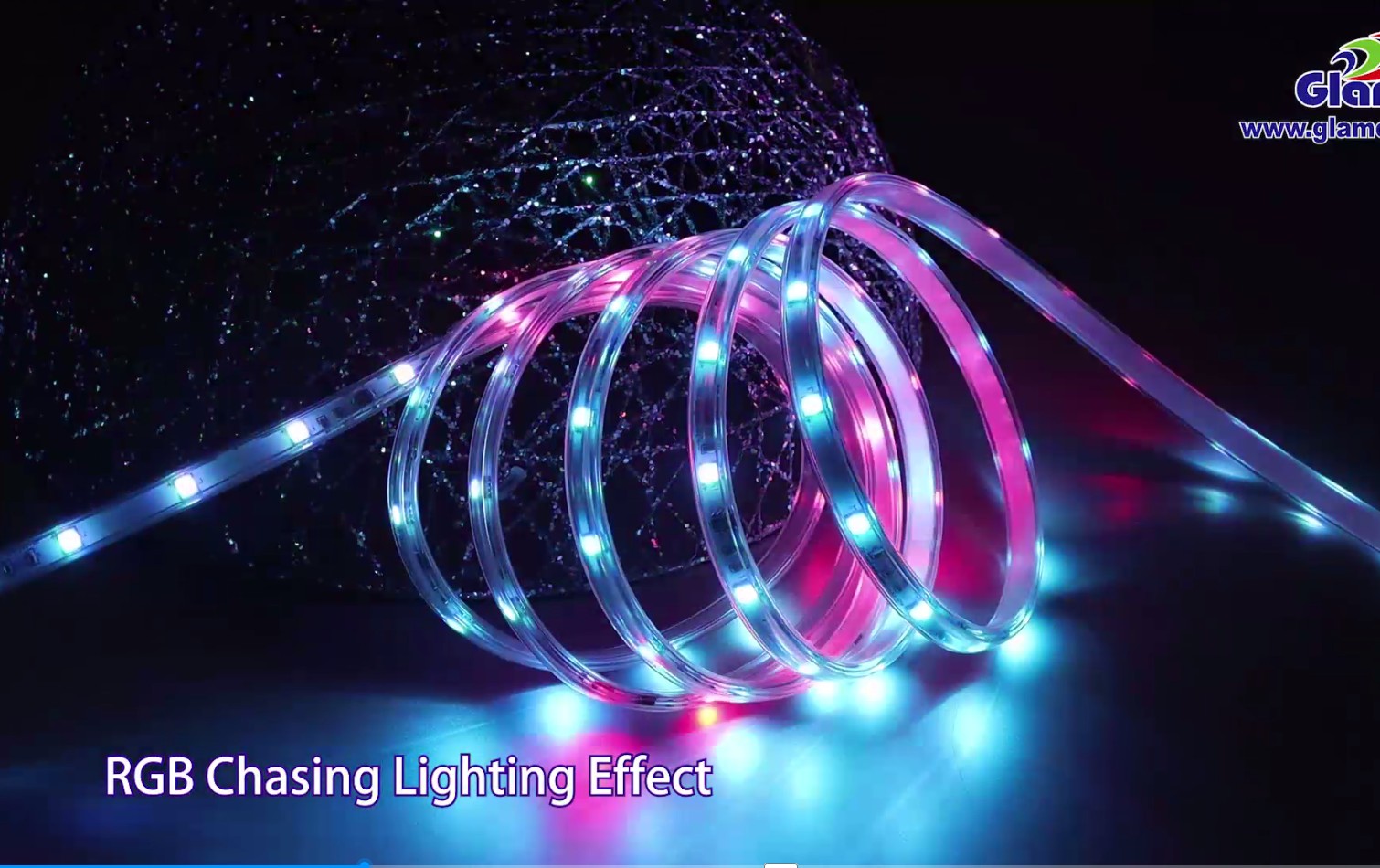 Shiriti më i mirë shumëngjyrësh LED për derën tonë, ndriçim dhome RGB, Kompania IP65 - GLAMOR 10