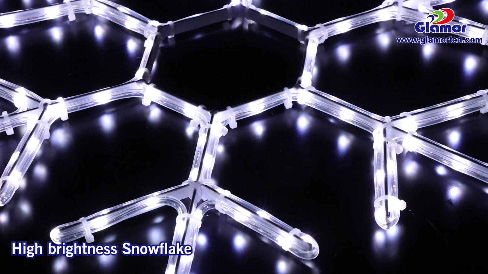 6mm Mini Rope light snowflake Fairy light IP65 High Brightness Soft SMD Inside Supplier & producers | KHANYA 12