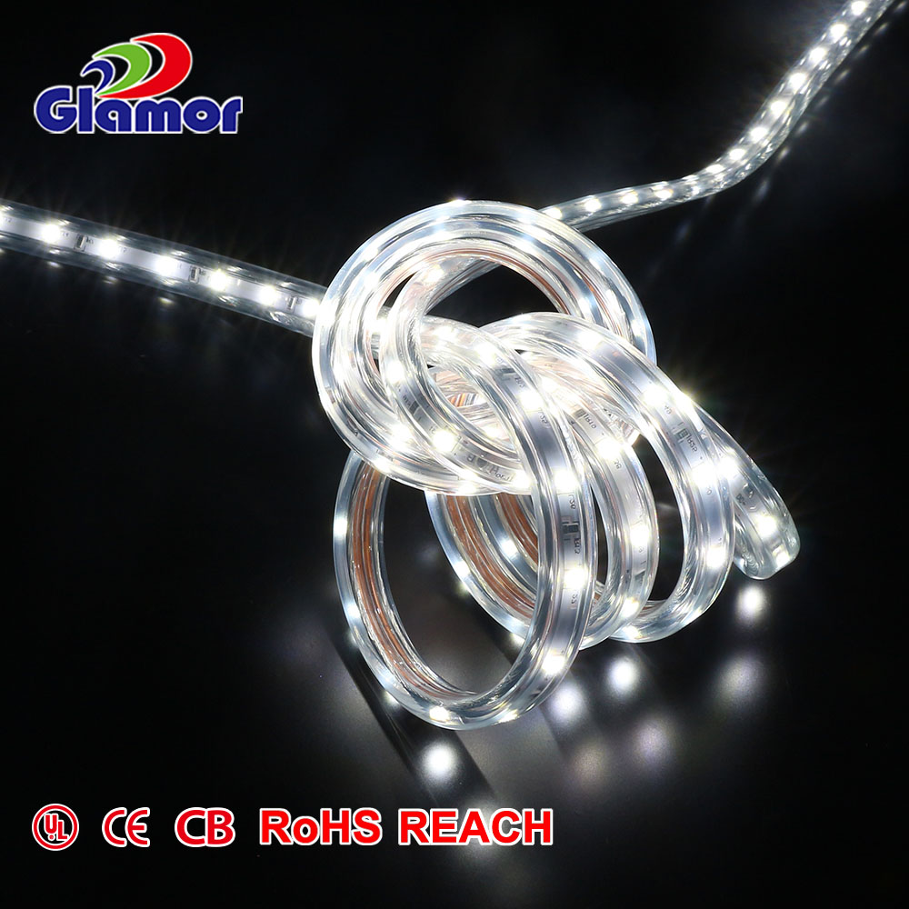 Limyè teren LED deyò ki enpèmeyab 180leds/m, CE, CB, GS, SAA, ISO faktori | GLAMOR 4