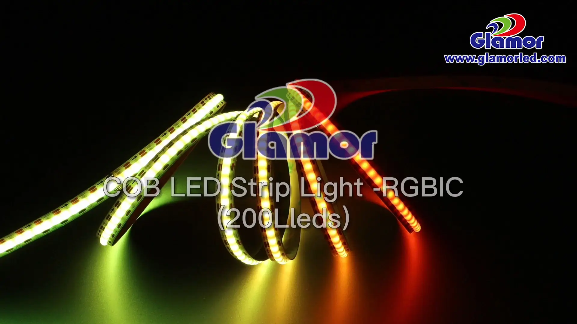 RGBIC COB LED Banda Argi handizkaria, Txinako fabrikatzailea | GLAMOR 1