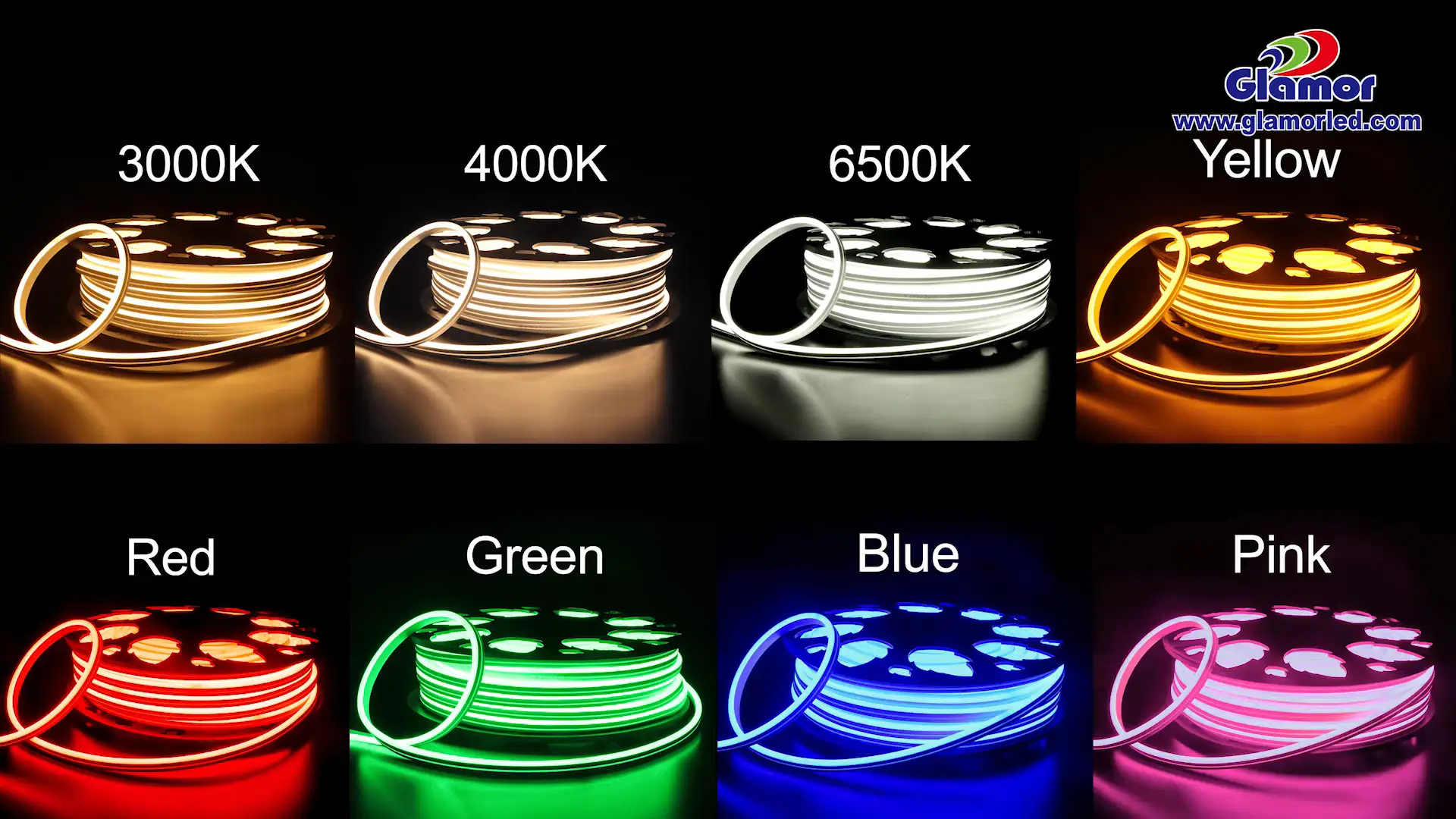 LED neon flex RGB färgskiftande, neonslinga rgb, Tillverkare | GLAMOR 1