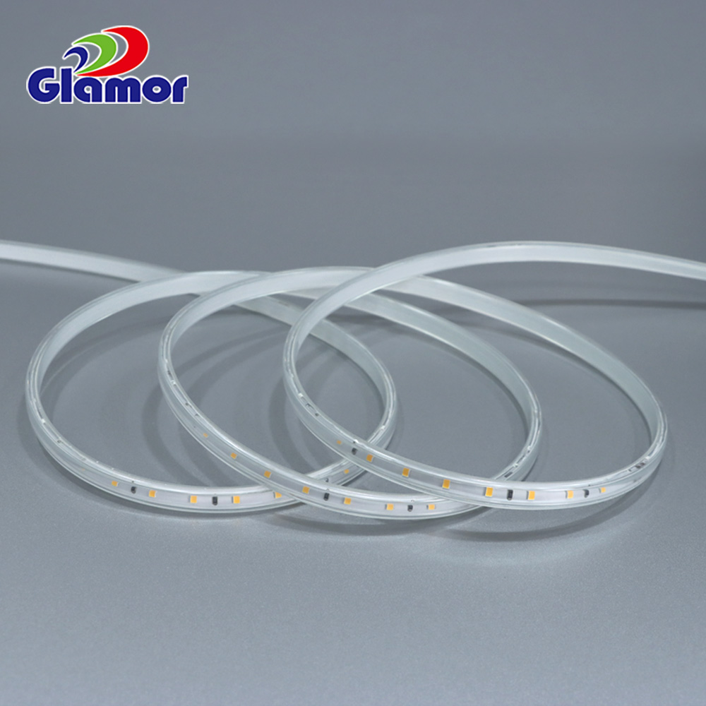 Esnek LED şerit ışık, 20 cm kısa kesim, 3000 K 230 V metre başına 60 LED SMD2835 6