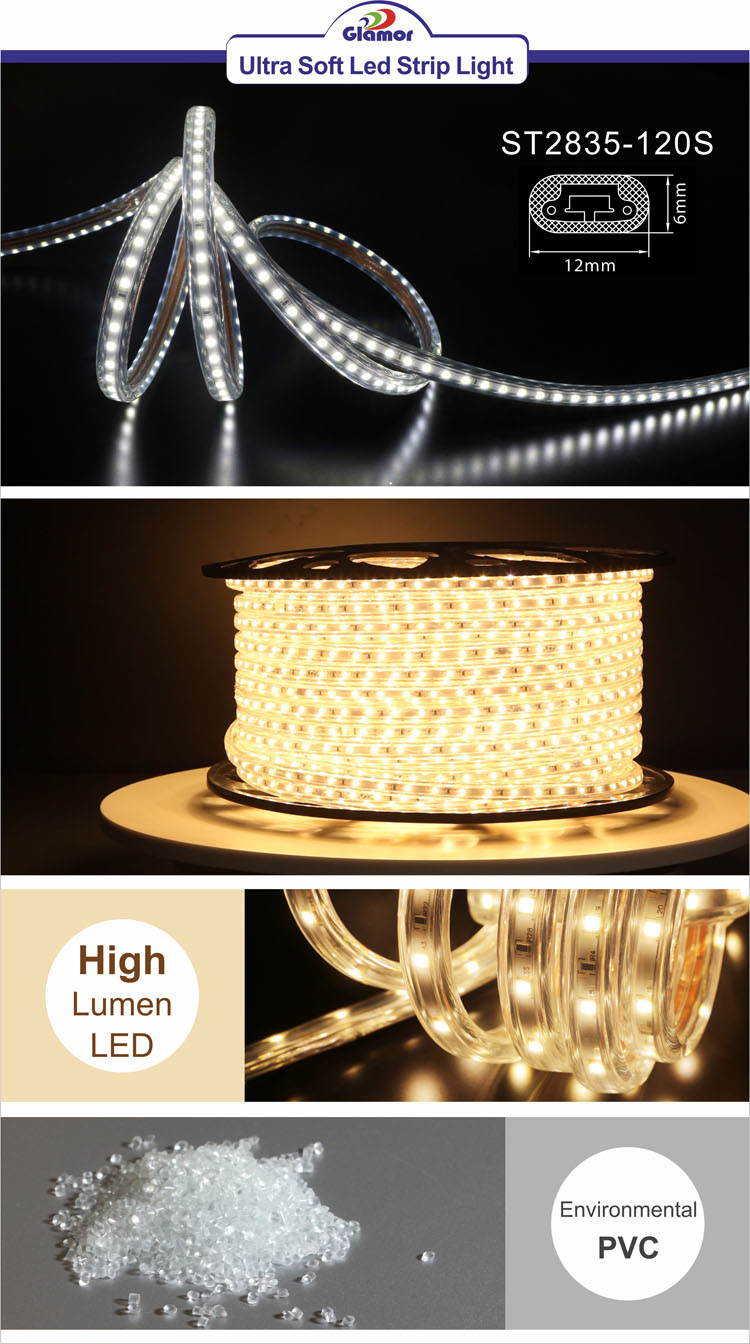 Outdoor Led strip မီး 120leds/m,CE,CB,GS,SAA,ISO စက်ရုံ | ကြီးကျယ်ခန်းနားသည်။ 7