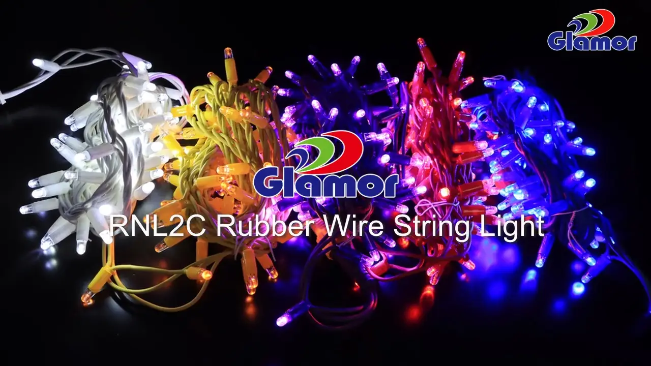 IP65 Outdoor Christmas LED mabone a likhoele mokhabiso oa mabone a khanyang moetsi GLAMOR 1