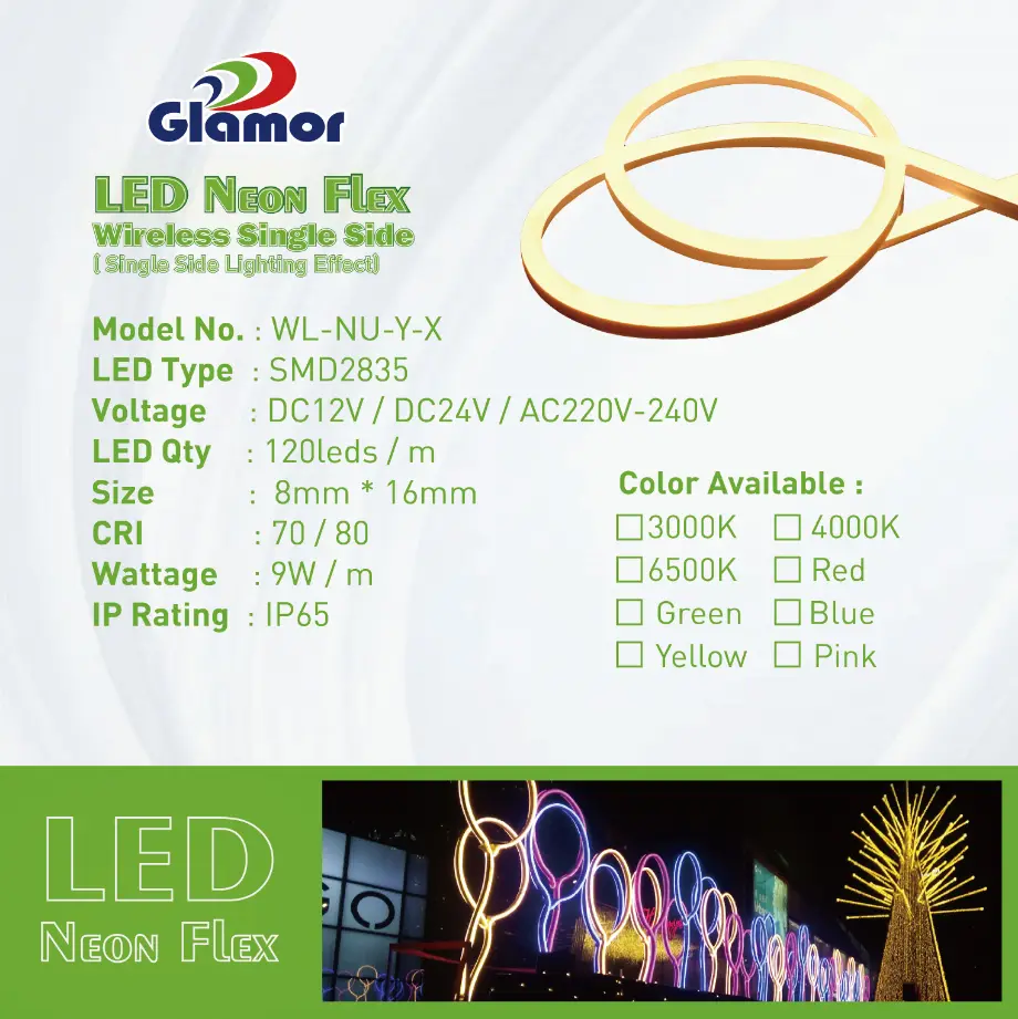 Wholesale outdoor led neon rope light supply | GLAMOR 2