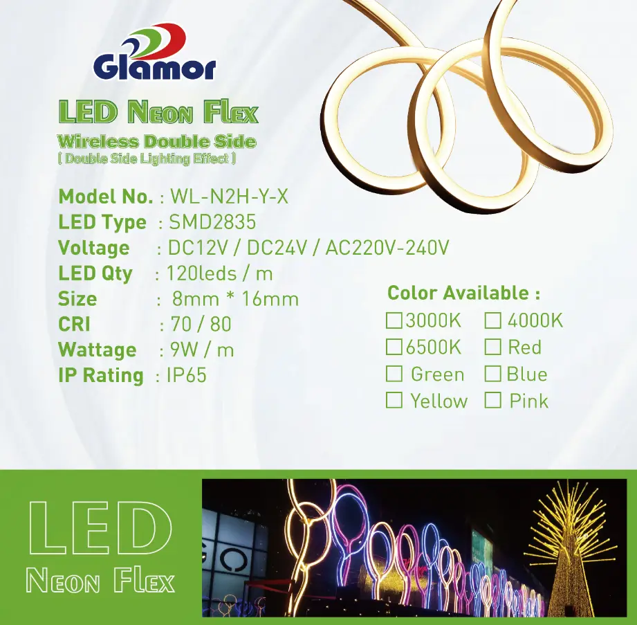 High Quality IP65 RGB LED Neon Flex Strip Light 3