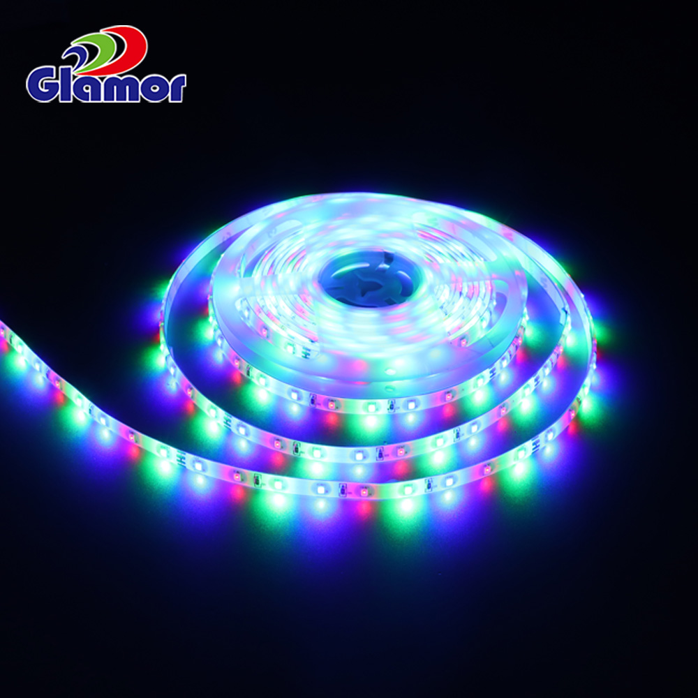 Yatak odası için 12V veya 24V RGB LED şerit ışıklar çok renkli üreticiler 8