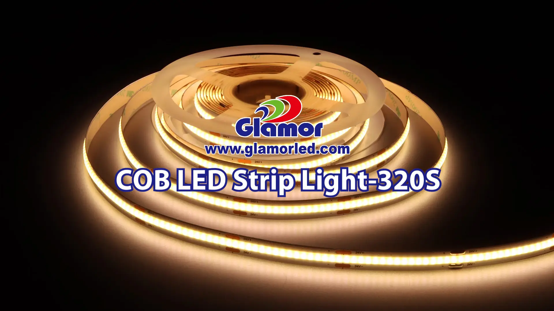 IP20 COB LED-remsa 320 lysdioder varmvit från Glamour Factory 1