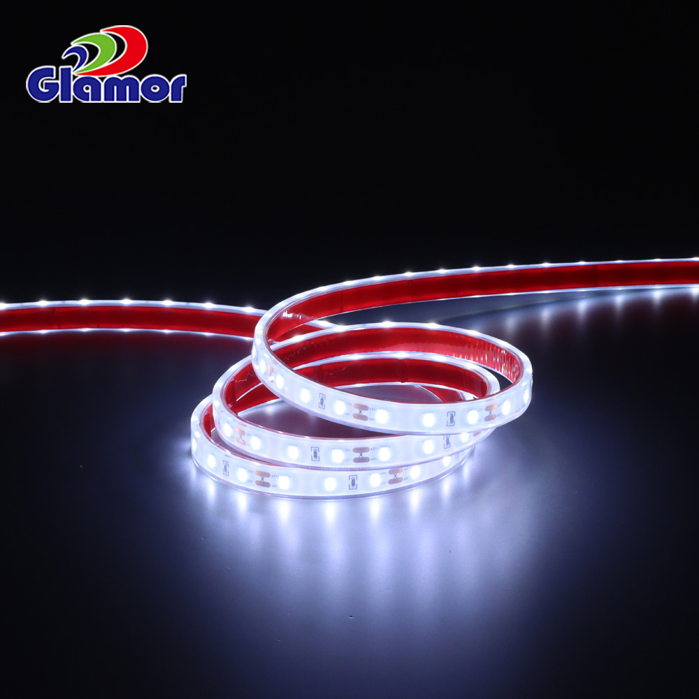 专业品质 IP67 防水硅胶 LED 灯带 SMD 5050 60 灯/米 5 米/10 米 GLAMOR 制造商,始于 2003 年 8