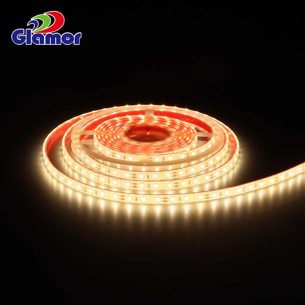 专业品质 IP67 防水硅胶 LED 灯带 SMD 5050 60 灯/米 5 米/10 米 GLAMOR 制造商,始于 2003 年 9