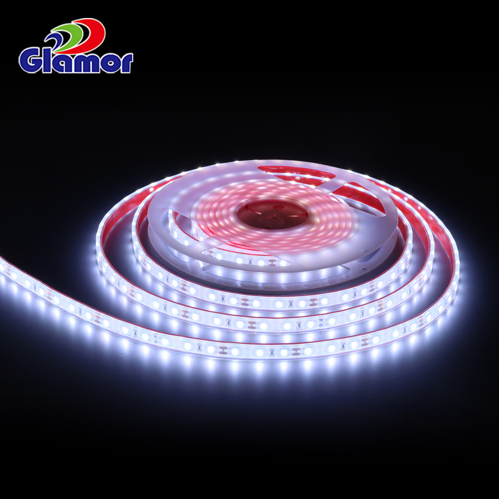 专业品质 IP67 防水硅胶 LED 灯带 SMD 5050 60 灯/米 5 米/10 米 GLAMOR 制造商,始于 2003 年 7