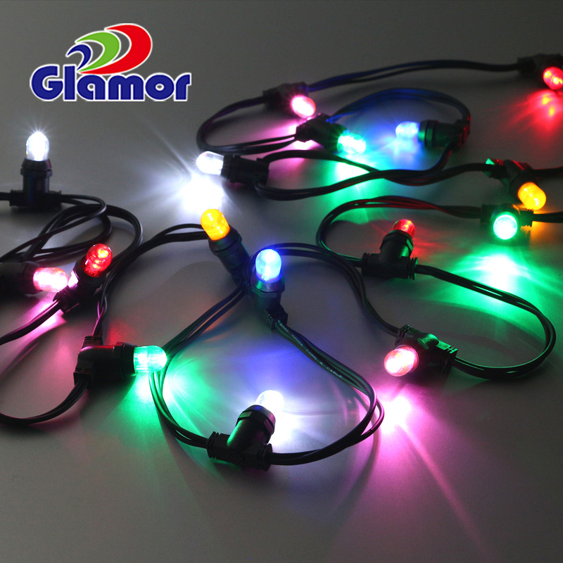 Açık hava IP44 su geçirmez 12V 230V E14 mini Noel ışık lambası LED dekorasyon ampulü tedarikçisi GLAMOR 8