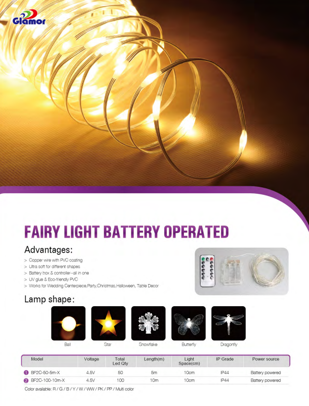 IP44 RGB LED ஃபேரி லைட்ஸ் உயர் பிரகாசம் மென்மையான SMD உள்ளே பல வண்ண சப்ளையர் & உற்பத்தியாளர்கள் | GLAMOR 9