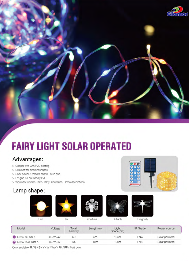 IP44 RGB LED ஃபேரி லைட்ஸ் உயர் பிரகாசம் மென்மையான SMD உள்ளே பல வண்ண சப்ளையர் & உற்பத்தியாளர்கள் | GLAMOR 12