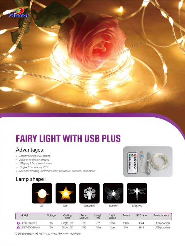 IP44 RGB LED ஃபேரி லைட்ஸ் உயர் பிரகாசம் மென்மையான SMD உள்ளே பல வண்ண சப்ளையர் & உற்பத்தியாளர்கள் | GLAMOR 10