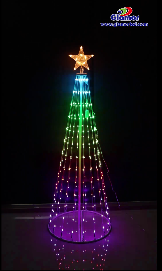 Uzaktan kumandalı RGB LED Peri Noel Ağacı Işıkları Yüksek IP44 Parlaklık Yumuşak SMD İç Mekan Tedarikçisi ve Üreticileri | GLAMOR 8