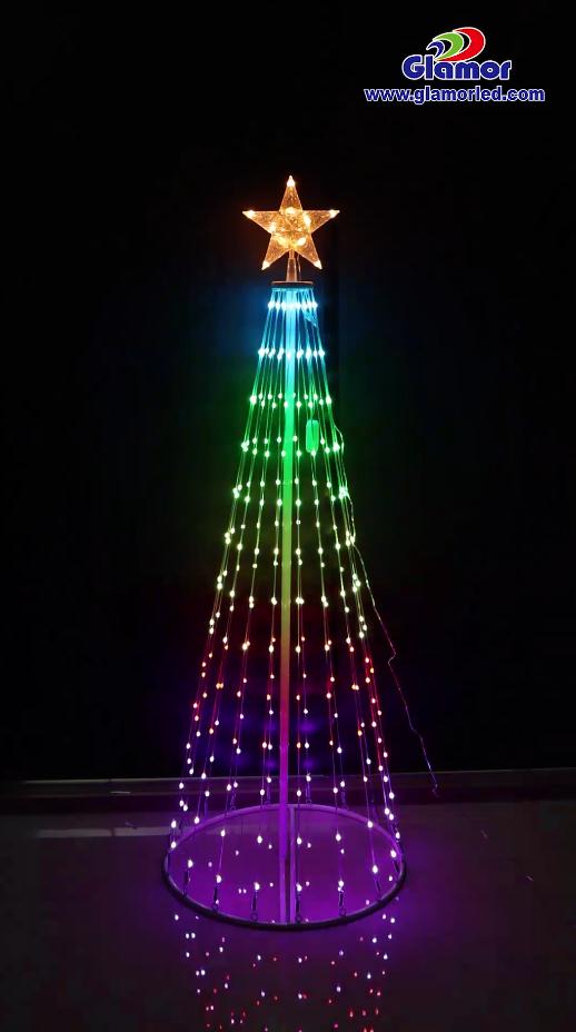 Uzaktan kumandalı RGB LED Peri Noel Ağacı Işıkları Yüksek IP44 Parlaklık Yumuşak SMD İç Mekan Tedarikçisi ve Üreticileri | GLAMOR 13