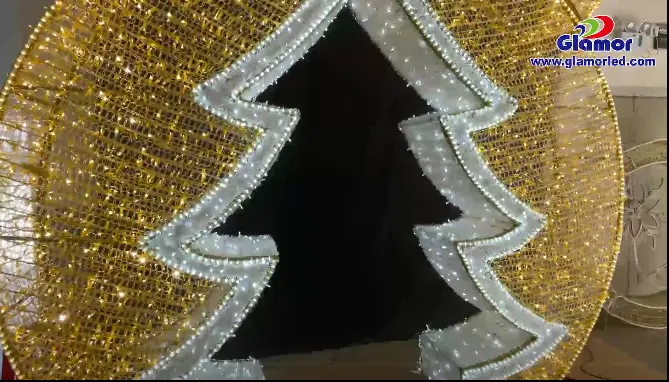 LED Christmas Ball Tree Walk Through Motif Lights 3