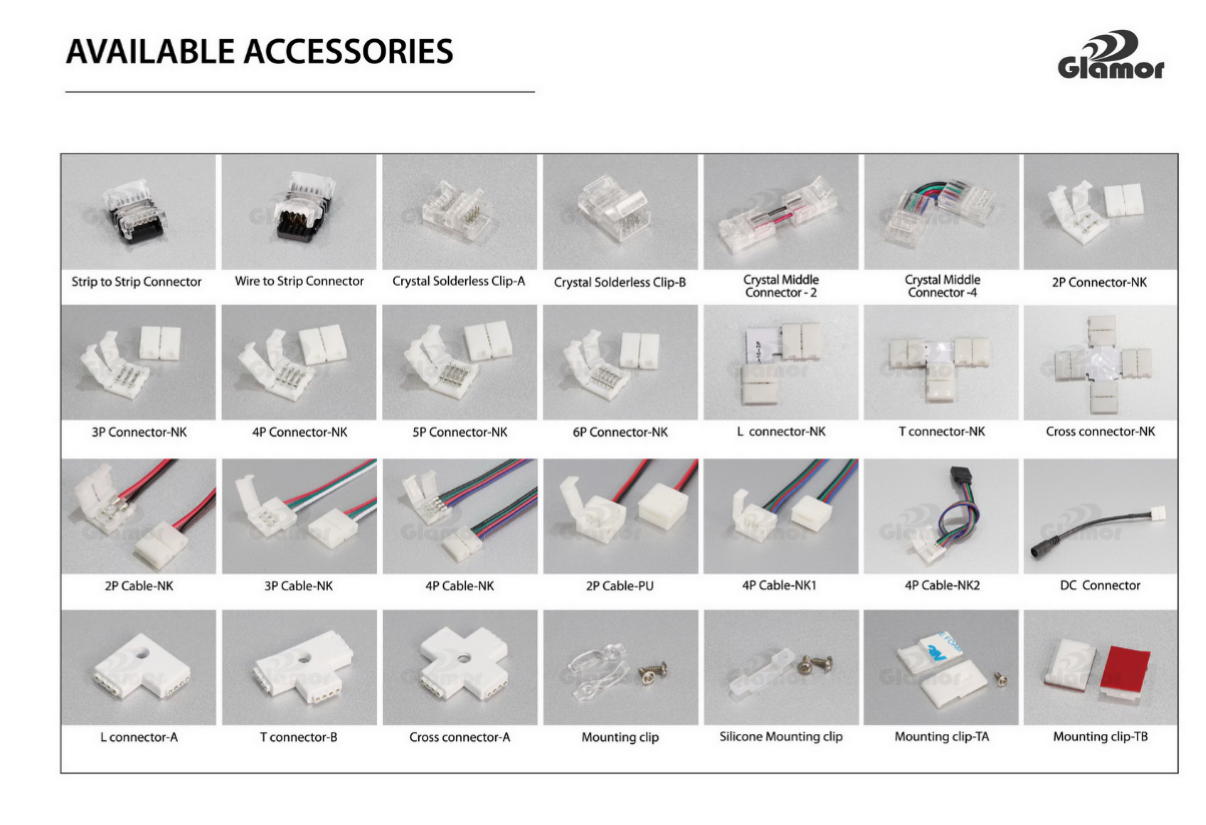 Özel RGBW çok renkli değişen DIY akıllı LED şerit ışığı, Tuya Uygulaması kontrollü, Çin'den üreticiler | GLAMOR 5