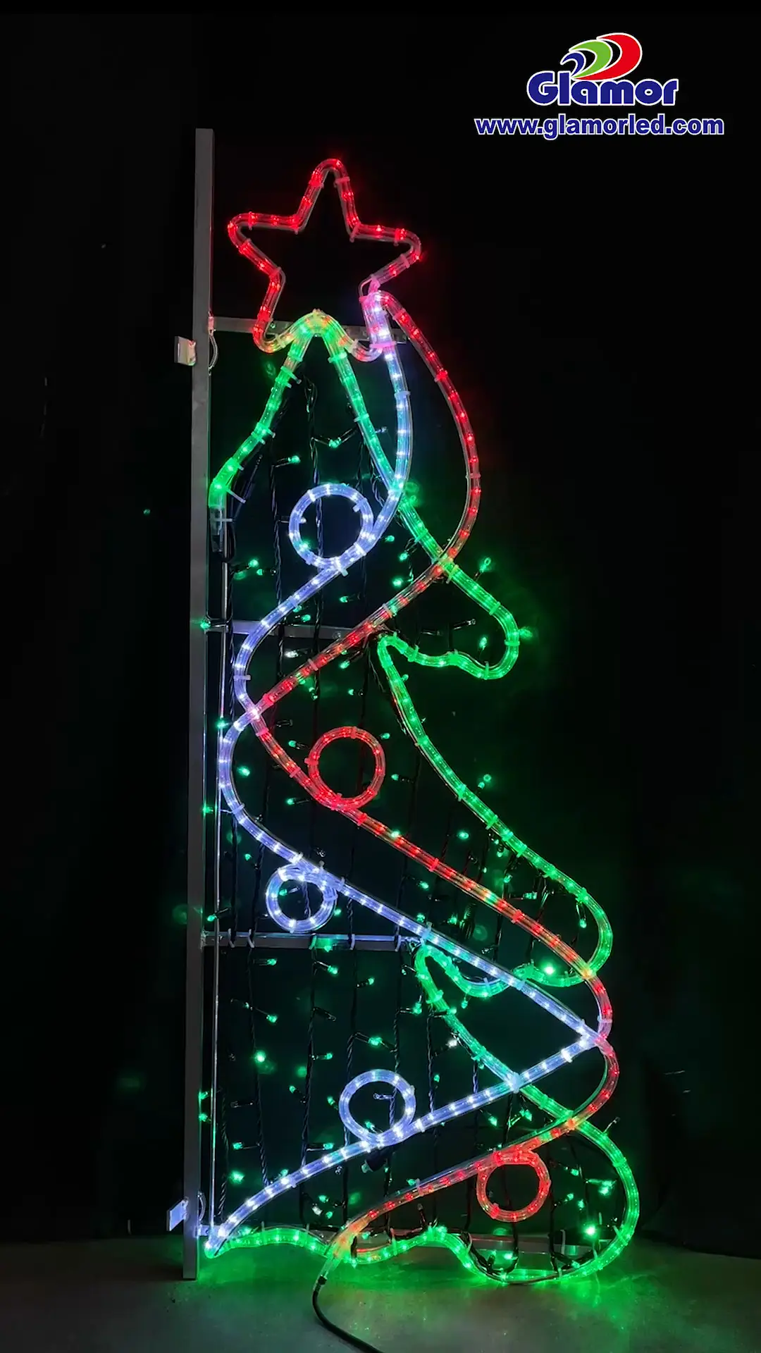 IP65 Julgransgatubelysning LED-motivbelysning för juldekoration Leverantör och tillverkare | GLAMOR 1