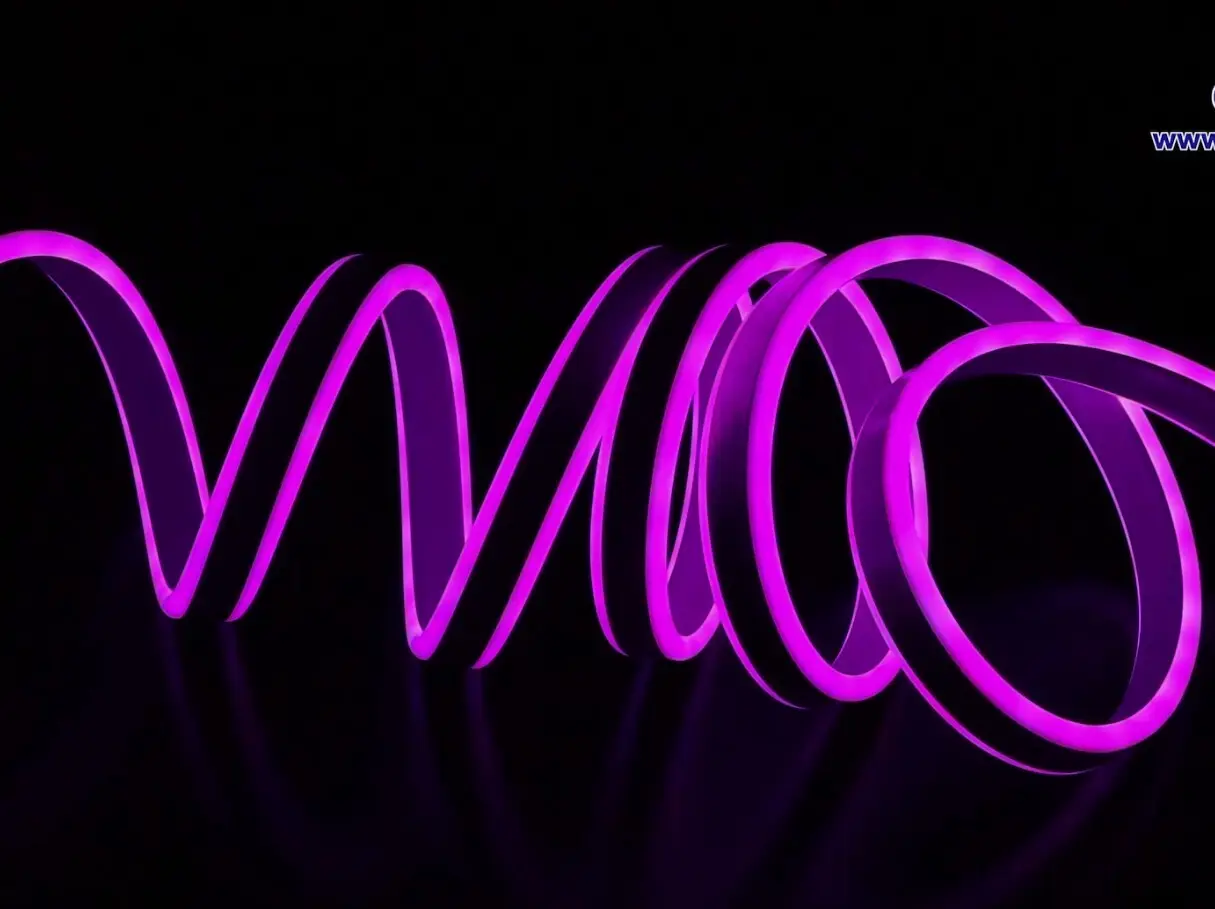 RGB LED Neon Flex Strip: Color Changing, Bendable, Cuttable 2