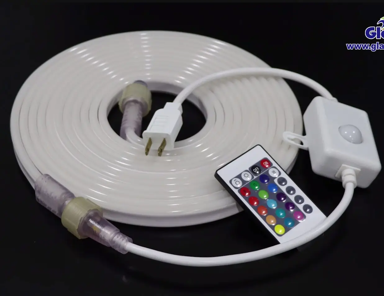 RGB LED Neon Flex Strip: Color Changing, Bendable, Cuttable 7