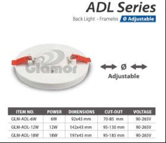 Glamour Lighting LED Panel Işığı Özel İç Mekan LED Panel Gömme Aydınlatma 4