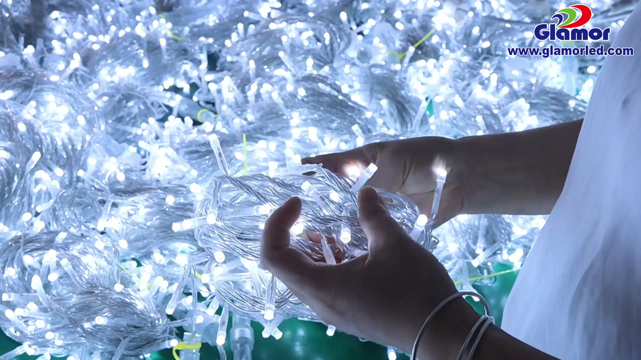 LED-Lichterkette Alterungstest Qualitätskontrolle professioneller Hersteller Glamour 1