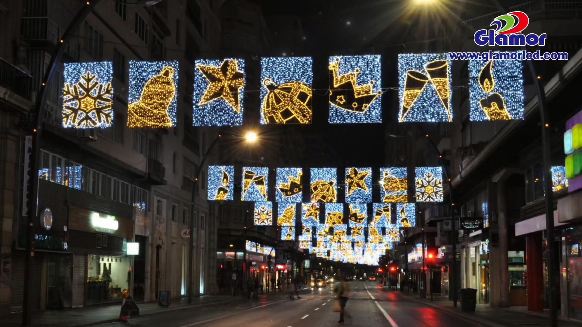 İspanya Noel Aydınlatma LED Motifli Işık Gösterisi Açık Hava Projesi Tedarikçisi ve Üreticileri | GLAMOR