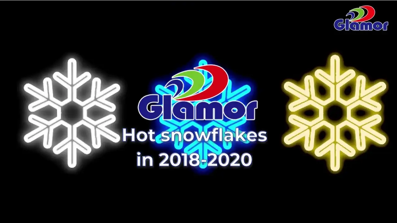 Högkvalitativa heta snöflingor till salu under 2018-2020/Glamourbelysning 1