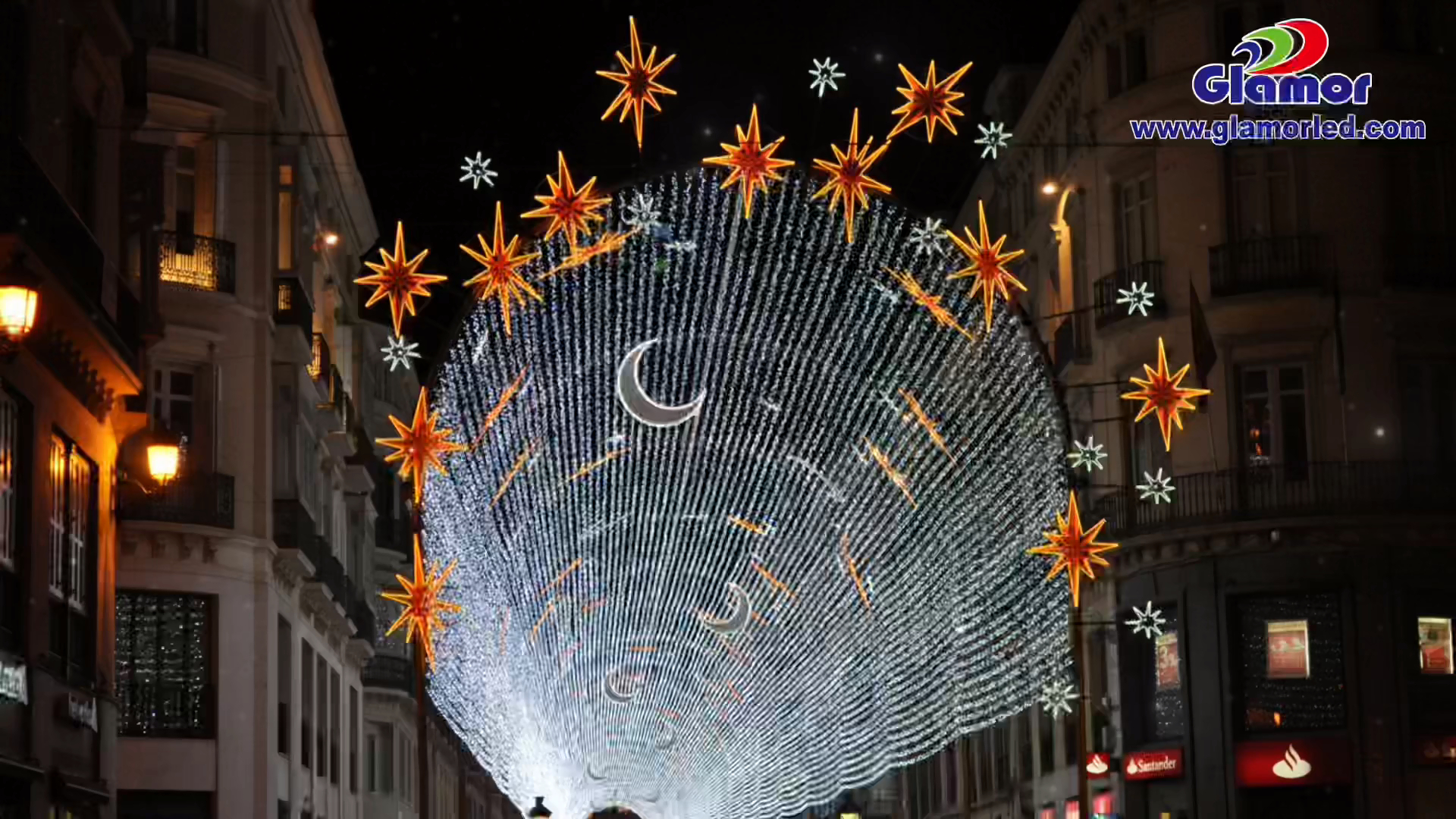  İspanya'da Noel LED Motifli Işıklar Aydınlatma Fuarı Projesi Tedarikçi ve Üreticiler | GLAMOR