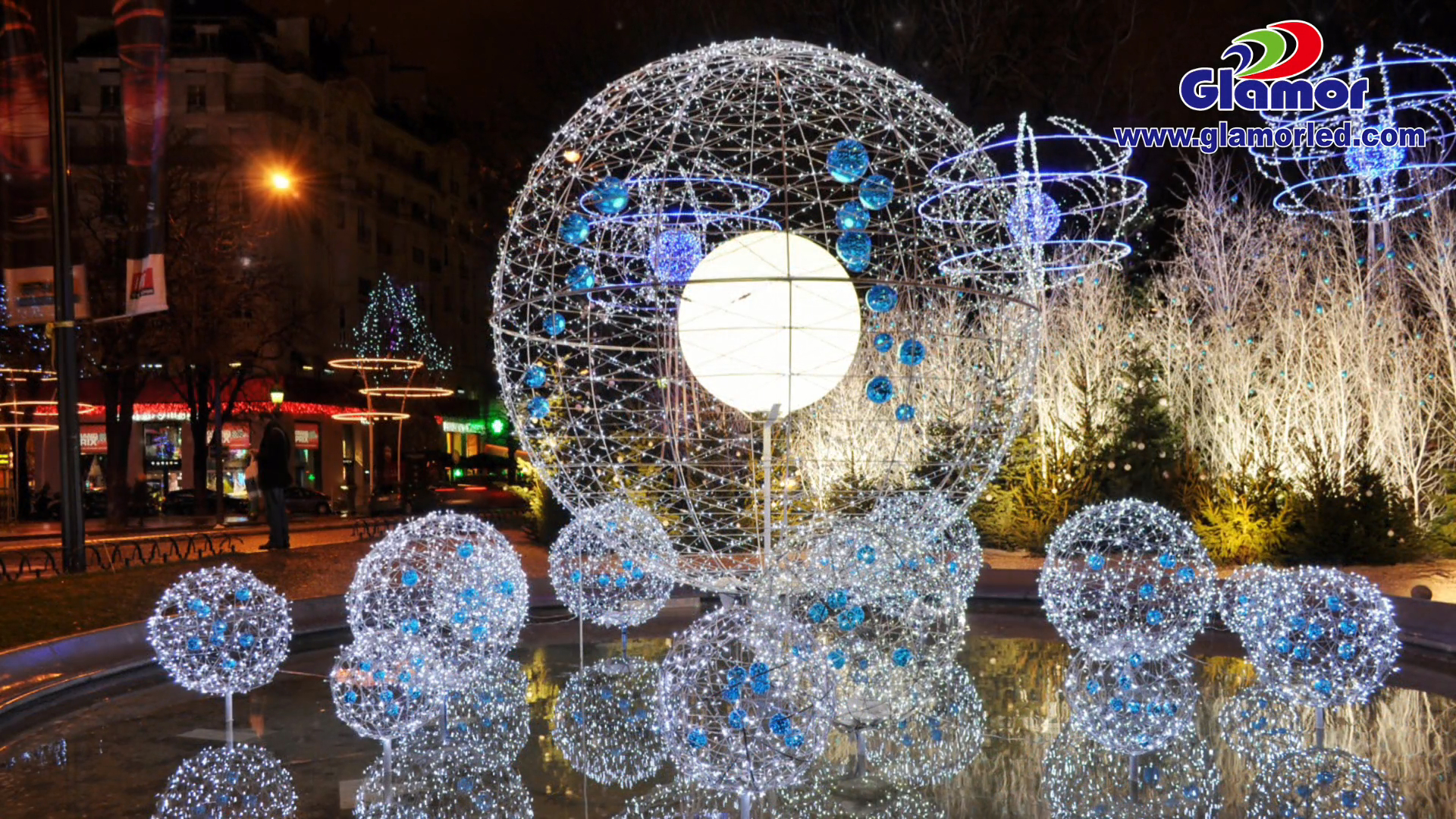  LED motifli ışıklar kullanılarak Fransa Aydınlatma Projesi Tedarikçi ve üreticiler | GLAMOR