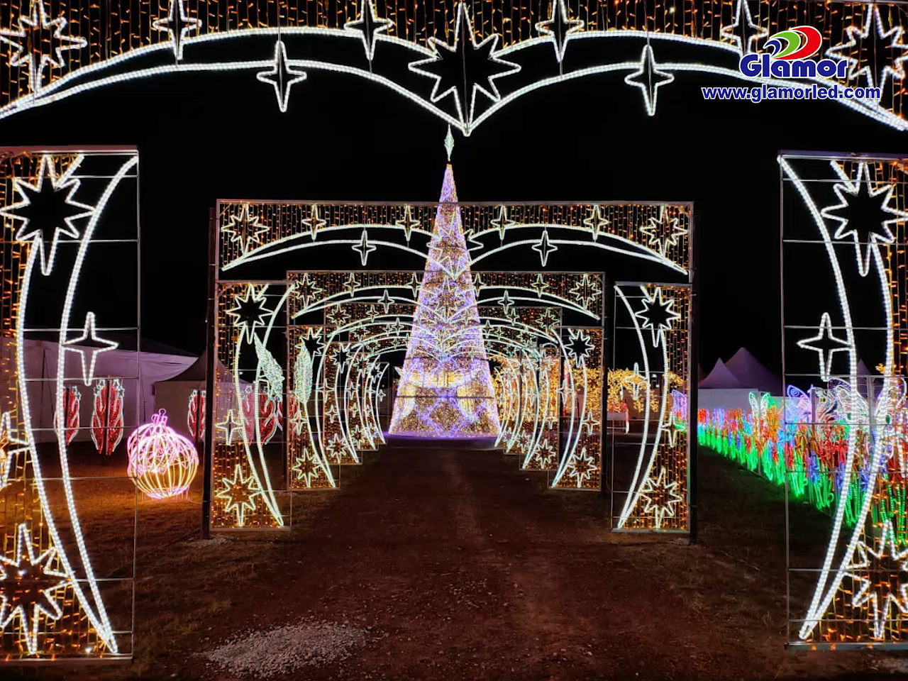 ከፍተኛ ጥራት ያለው የውጭ ፕሮጀክት ፌስቲቫል ማስጌጥ LED motif light ጅምላ 1